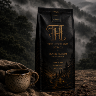 Black Bloom Dark Roast Coffee | The Highland Legacy